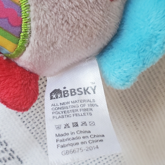 BBSKY Baby Owl Activity Chime Toy Clip On N Go Hanging Teether Plush Soft - Picture 3 of 4